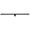 Alfi Brand 36" Black Matte Stainless Steel Linear Shower Drain with Groove Holes ABLD36C-BM - alternate 2